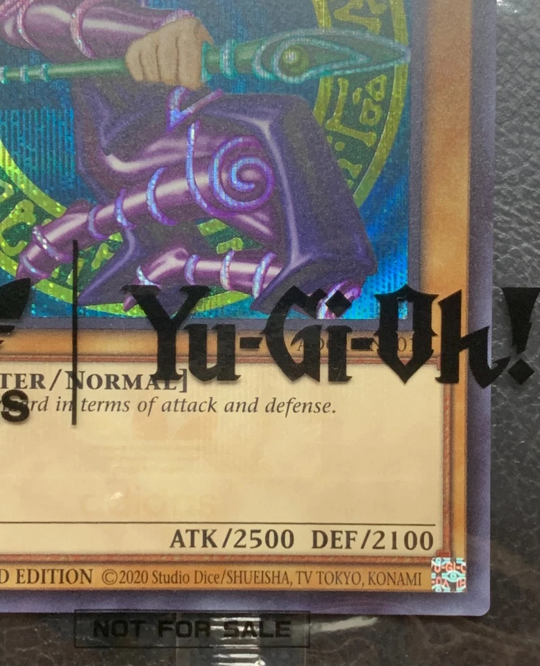 Yu-Gi-Oh! Adidas Dark Magician Promo Secret Rare ADC1-EN001 New & Sealed DAMAGED - Immagine 4 di 4