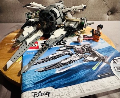 LEGO Star Wars: Black Ace TIE Interceptor (75242)100% Complete W/Book -No Box