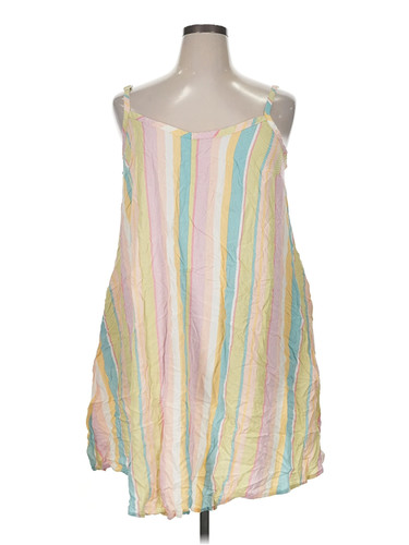 Torrid Women Yellow Casual Dress 1X Plus