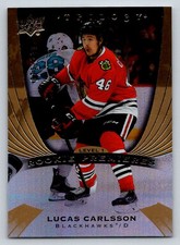 2020-21 Upper Deck Trilogy #59 Lucas Carlsson RC /999 (ref 214975)