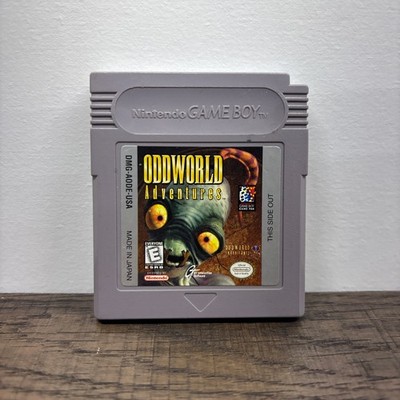 Oddworld Adventures Game Nintendo Gameboy Retro Video Games Cartridge