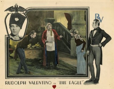 Old Movie Photo The Eagle Lobby Card Rudolph Valentino James A Marcus Vilma