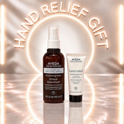 New Aveda Thickening Tonic Styling Spray 3.4oz Instantly Thickens + Adds Volume