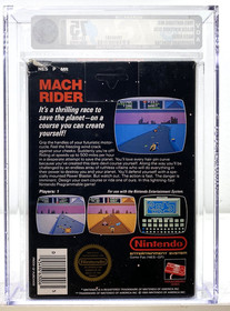 Mach Rider Nintendo NES New 1985 Hangtab Round Seal non rev VGA 75 Qualified