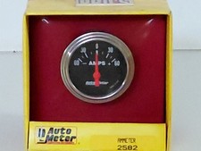 Autometer 2582 2-116 In. Ammeter Gauge 60-0-60 Amps Autogauge Series