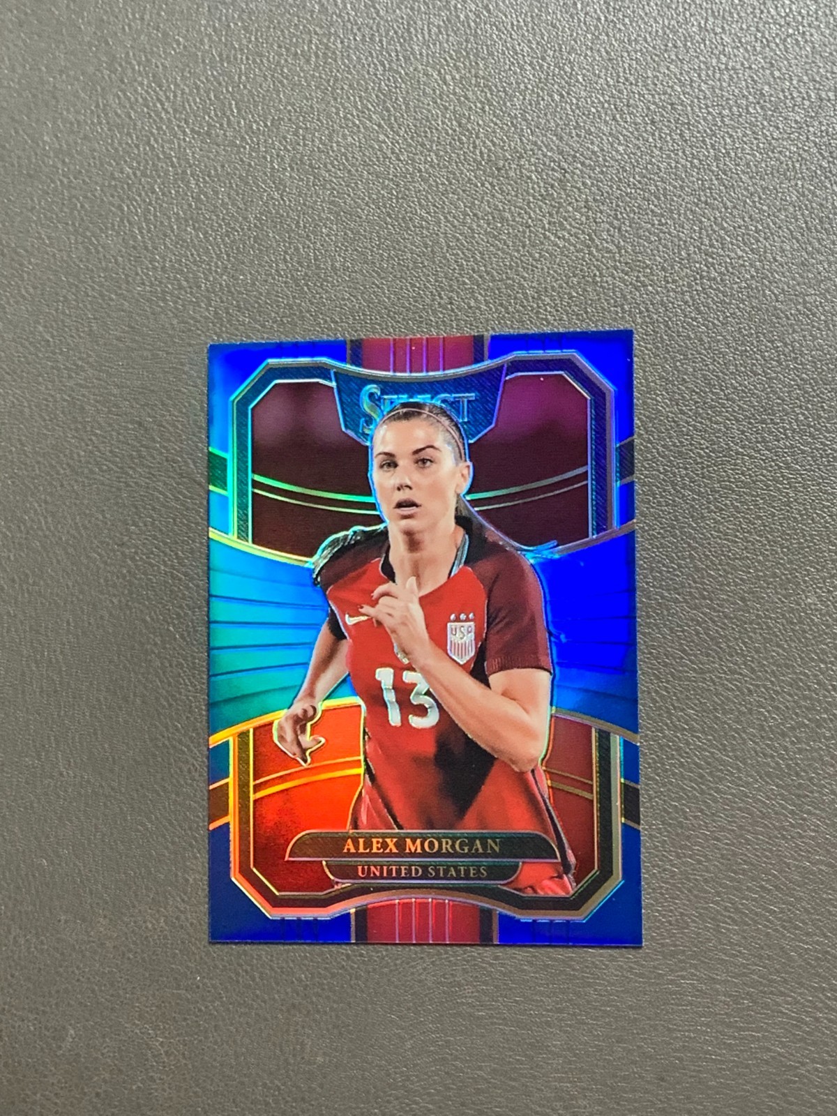2017-18 Panini Select - Terrace Alex Morgan #13 Blue Prizm /299