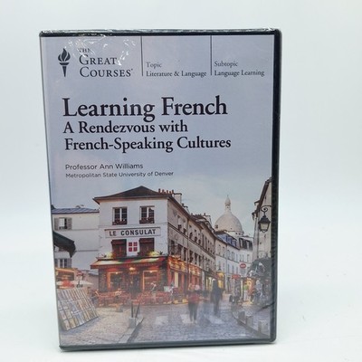 The Great Courses 2840 Learning French: Rendezvous with Cultures 6-DVD Set New