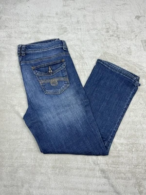 Tommy Hilfiger Jean Femme W34 L28 Bleu Denim Stretch Bootcut Flare 44 FR - Photo 1/4