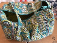 Vera Bradley Small Duffel Retired Rare Peacoc...