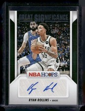 2024-25 Hoops #GS-RRW Ryan Rollins Great SIGnificance Auto Bucks