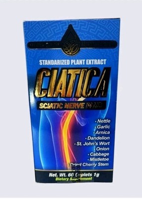 Natural de Mexico Ciatica Sciatic Nerve Plus 60 Caps