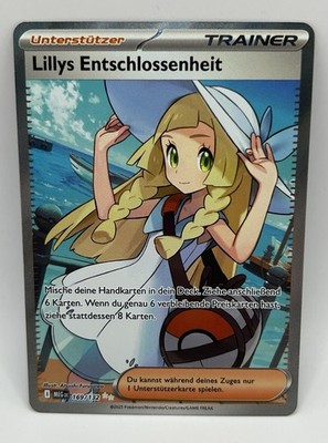 Pokémon TCG - Lilly's Entschlossenheit Full Art 169/132 Mega Entwicklung deutsch