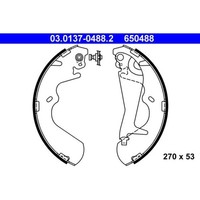 ATE BREMSBACKEN-SATZ Hinterachse Passend FÜR Hyundai H-1 H100 | 03.0137-0488.2