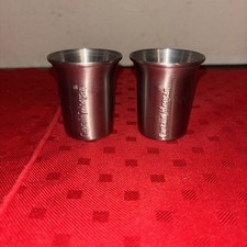 Set Of 2 Captain Morgan Spiced Rum Shot Glass-estate Find