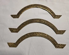 Antique Case Top Ornaments For Table Clock Ornate Solid Brass Set Frame