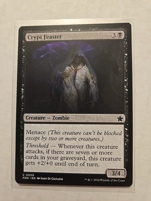 Crypt Feaster - Foundations - LP - Common - Creature - MTG Magic 