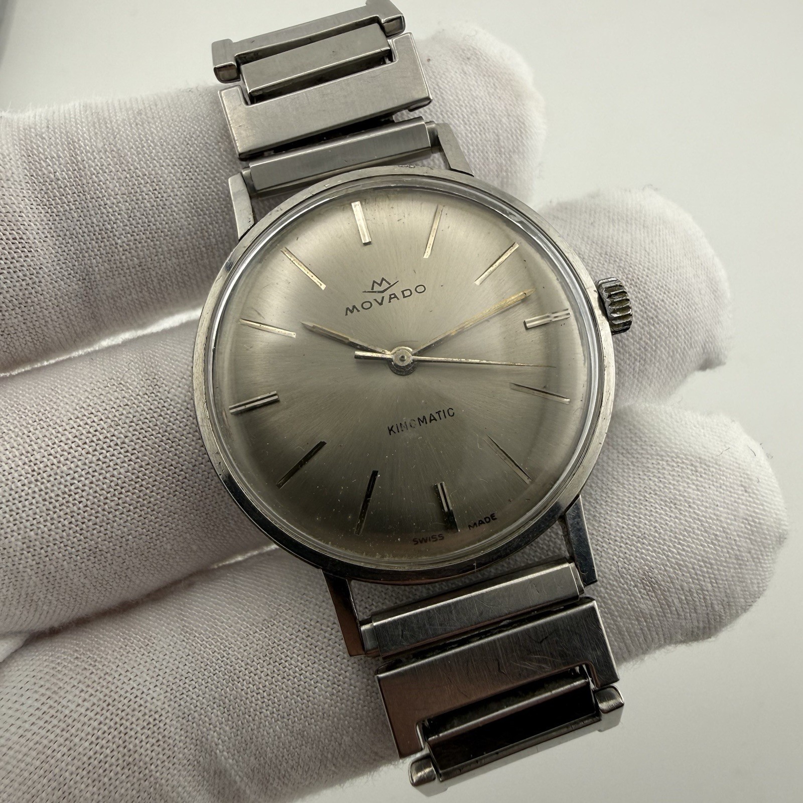 MOVADO SUB-SEA AUTOMATIC KINGMATIC STAINLESS STEEL MEN’S WRISTWATCH - Works