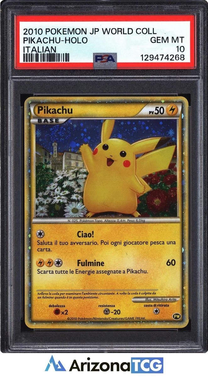 Pikachu Pokémon TCG Professional Sports Authenticator (PSA