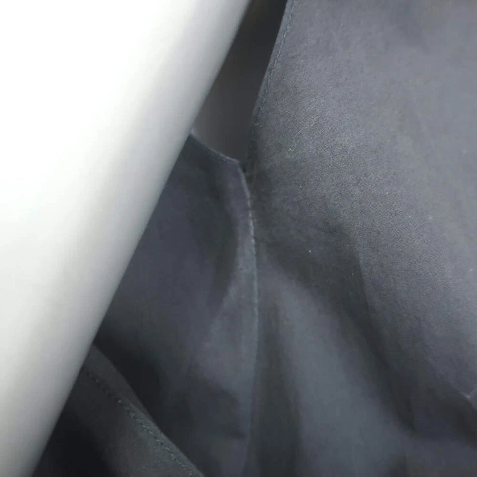 Vestido Marni Drapeado Espalda Sin Mangas Negro Algodón Popelina Talla 42 Foto 4 de 4