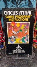 Vtg 1980 CIRCUS Atari 2600 System Game CX2630 Original Instruction Booklet ONLY