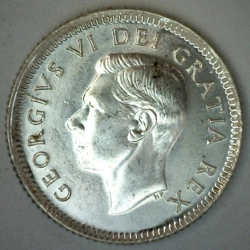 1952 PL Canada Silver Ten Cents Coin Proof Like Uncirculated 10c Canadian