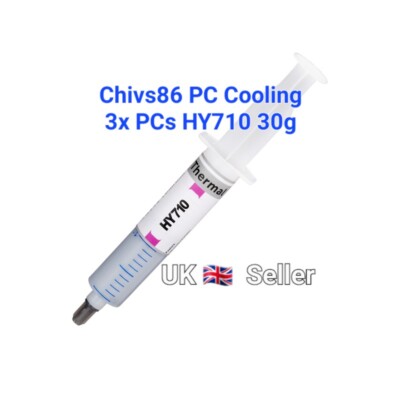 3x Halnziye HY710 30g Silber Wärmeleitpaste 3,17W/m-k CPU VGA LED Chipsatz