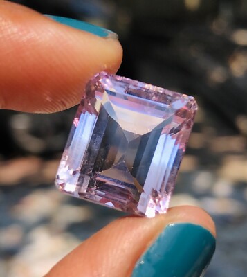 Rectangle Shape Faceted Purple Amethyst 18.00 Cts Premium Quality Gem VK 31 B5