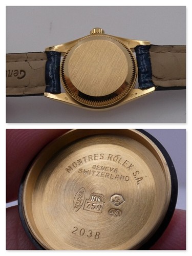 ROLEX OYSTER PERPETUAL LADY 76188 ORO MASSICCIO 18 KT ANNO 1999 AUTOMATICO WATCH - Foto 12 di 13