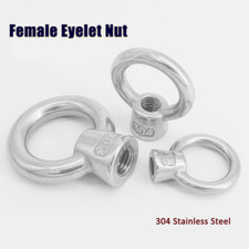304 Stainless Steel Eyelet Nut Female Lifting Nuts Female Heavy Duty Eye Nut