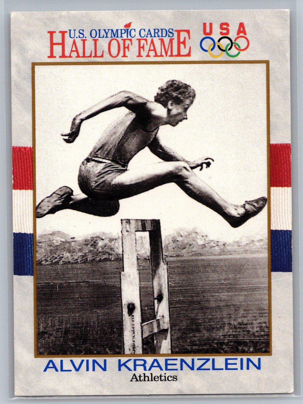 1991 Impel U.S. Olympic Hall of Fame Alvin Kraenzlein #28 EX-NrMT
