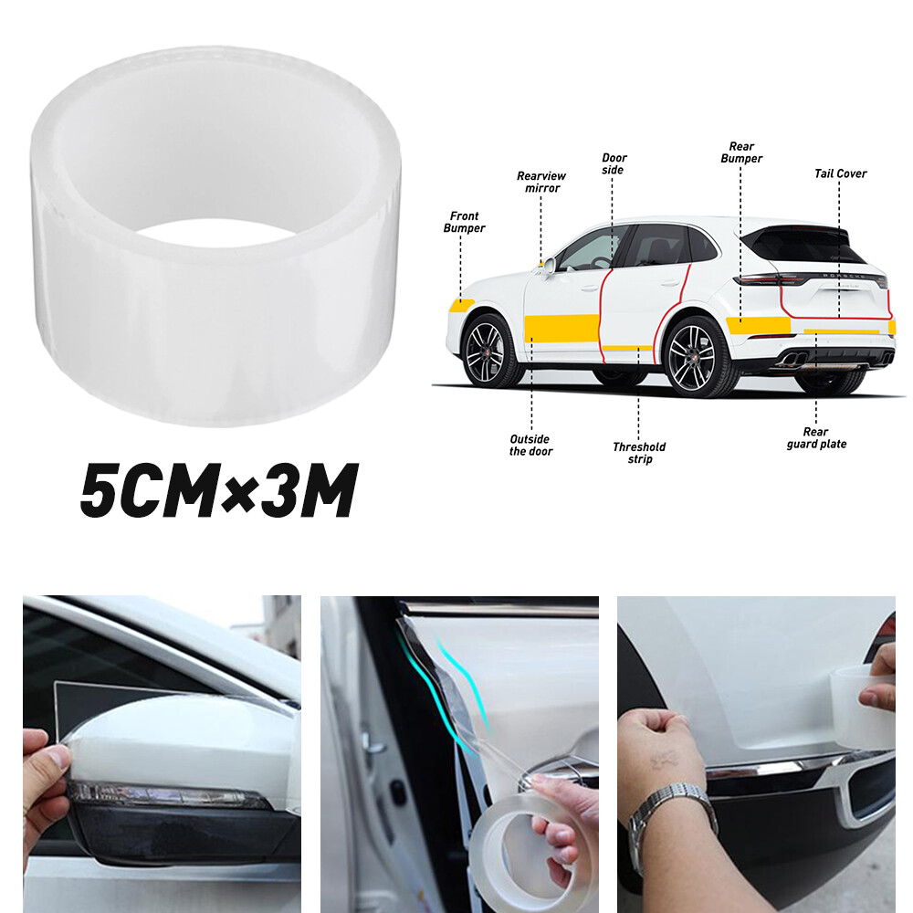 300cm Protector Sill Scuff Car Auto Door Plate Anti Scratch Sticker Bumper Strip