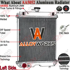 Aluminum Radiator For Kubota U35 U35S U35-S2 KX91-3,KX91-3S KX91-3S2 Excavator