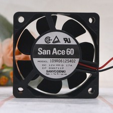 1 pcs Sanyo 6025 12v0.17A 109R0612S402 Laser Engraving 6cm Power Cooling Fan