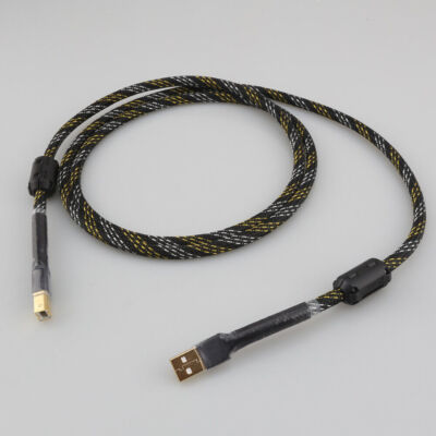Hi-end 4 Cores 4N OFC USB Cable Type A To Type B Hi-Fi Audio Data Cable for DAC