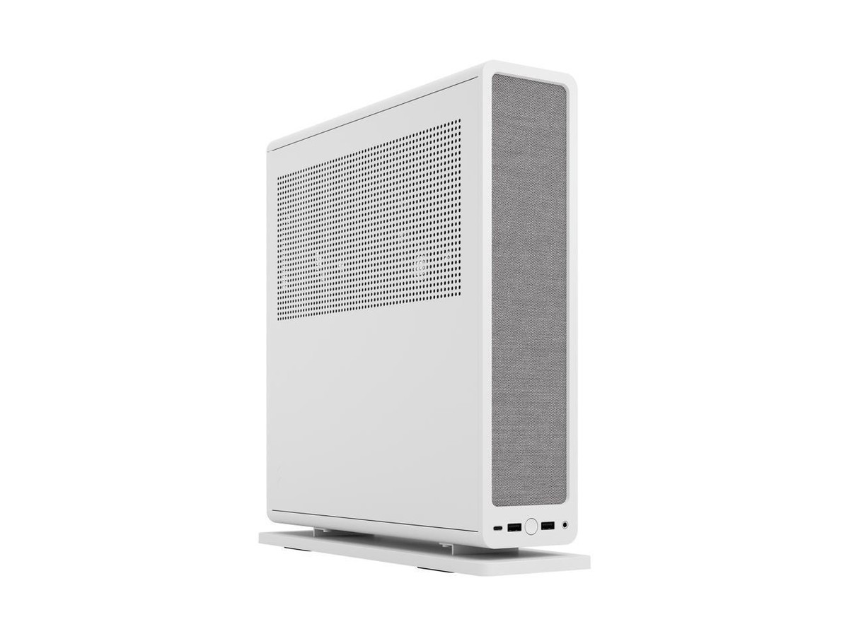 Fractal Ridge PCIe 4.0 ホワイト PCケース【未使用】 Fractal Design Ridge White Mini-ITX Slim Small Form Factor Console