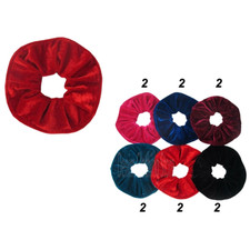 12pcs Women Girl Hair Scrunchies Velvet Elastic Hair Bands Scrunchy Rope Ties 5"