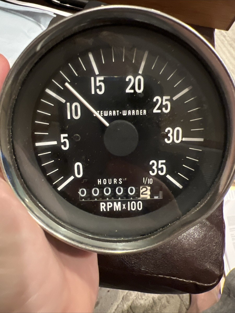 1:1 Ratio Tach 3.375 Inch Mechanical Tachometer Gauge - 3500 RPM With ...