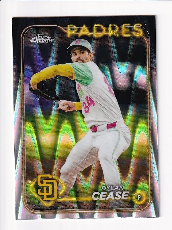 2024 Topps Chrome Update Dylan Cease Raywave Refractor San