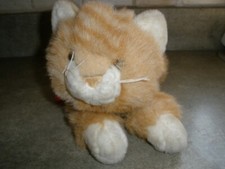 Vintage FAO Schwartz Cat Plush Stuffed Animal 10" P7 