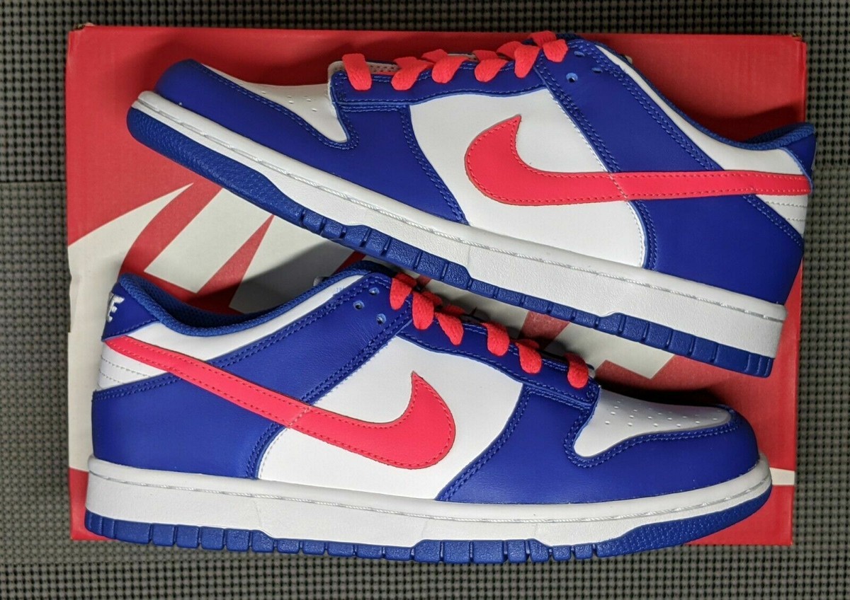 nike dunk low gs royal crimson