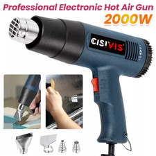 2KW Variable Temperature Heat Gun Hot Air Paint Stripping Remover DIY Tool UK