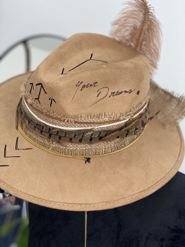Mayan Burners Hat Fedora Festival Burning Man Tulum, Unisex