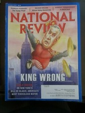 National Review Magazine October 2017 King Wrong Bill De Blasio New York L39