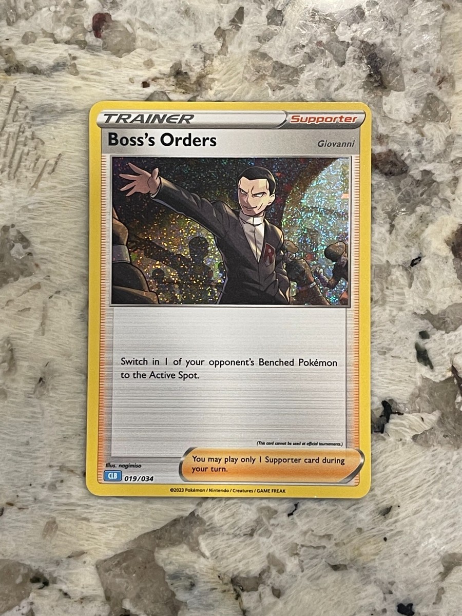 Pokemon Classic Collection Boss's Orders Holo CLB 019/034 Pokemon Classic Collection Boss's Orders Holo CLB 019/034