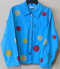 Studio works women's blue jacket size Large New