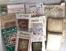 Lot of 11 Quilt Patterns Cat Kitten Flower Power Bear Dino Sunflower Baby