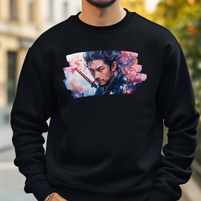 Samurai Portrait Sweatshirt Cosy and Perfect for Any Occasion S to 4XL