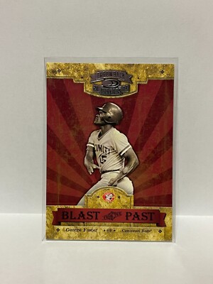 2004 Throwback Threads Blast From the Past #10 George Foster  /1500