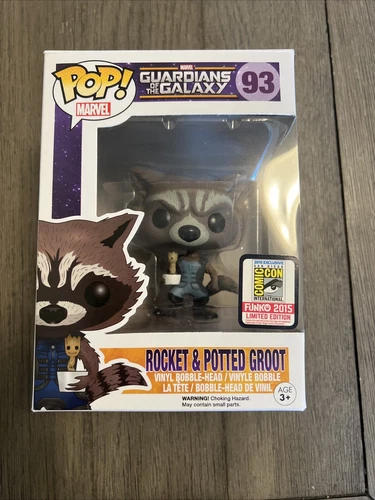 Funko Pop - Rocket & Potted Groot #93 - San Diego Comic Con 2015 Exclusive