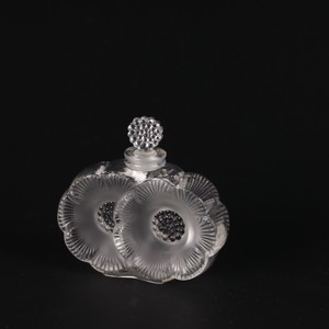 Lalique France Deux Fleurs Duas Flores Frasco De Perfume Assinado Ebay